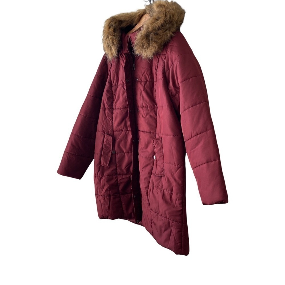 ASOS (Junarose) Faux fur trim parka NWT - Picture 5 of 17